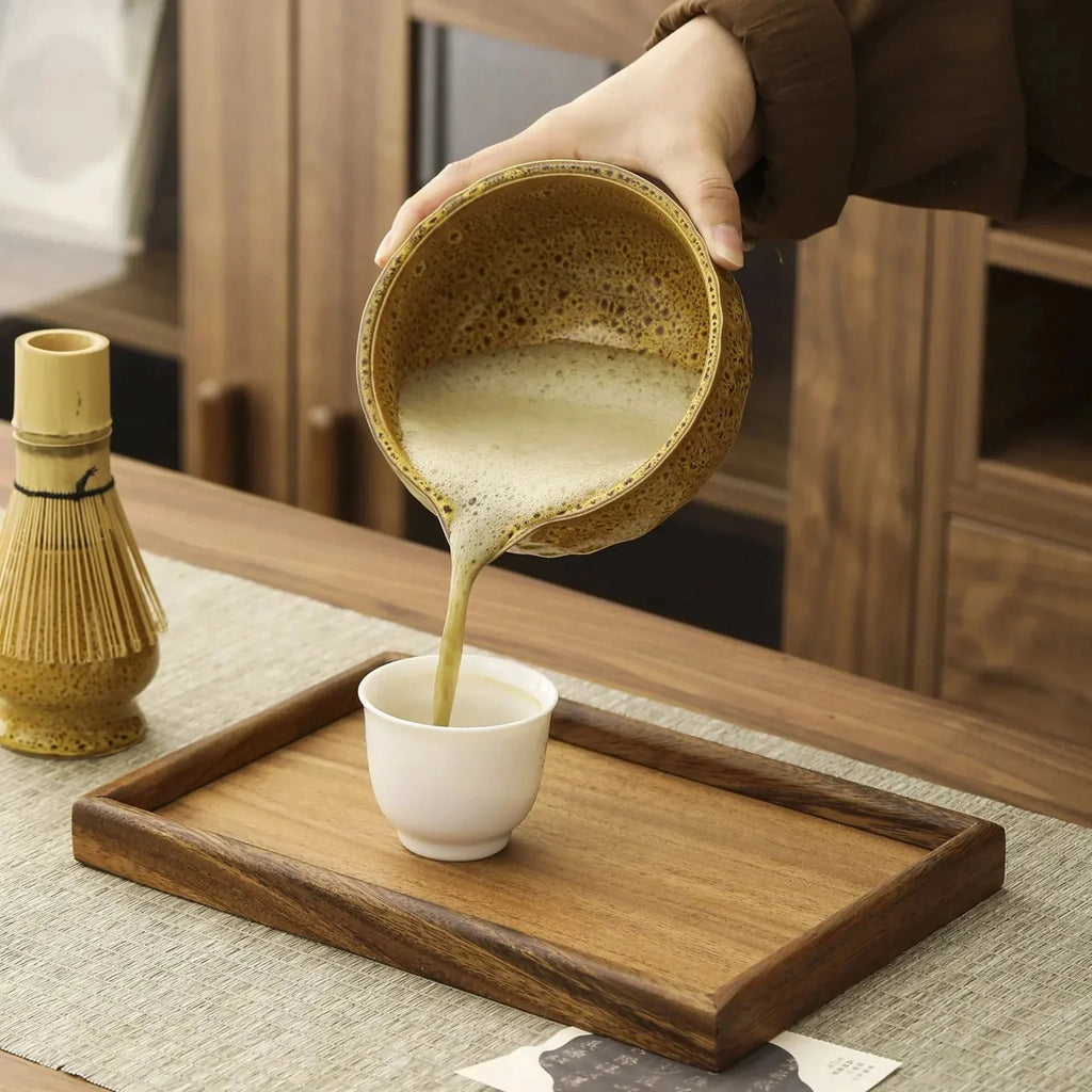 Glazed Ceramic Matcha Tea Set, 5 Pieces