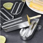 Stainless Steel Ice Lolly Moulds with Stand