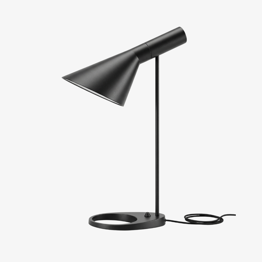 Adjustable Metal Desk Lamp with Tilting Shade, UK Plug - view 1