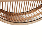 Round Bamboo Wall Shelf