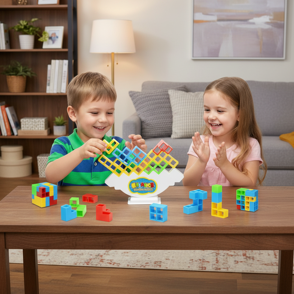 Family Board Game Stacking Block Game