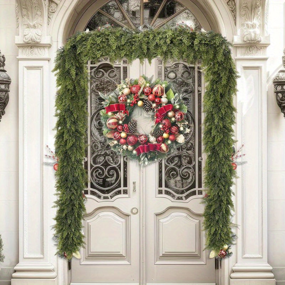 Artificial Christmas Greenery Garland, 180 cm / 1.83 m, 2 Pack - product view 4