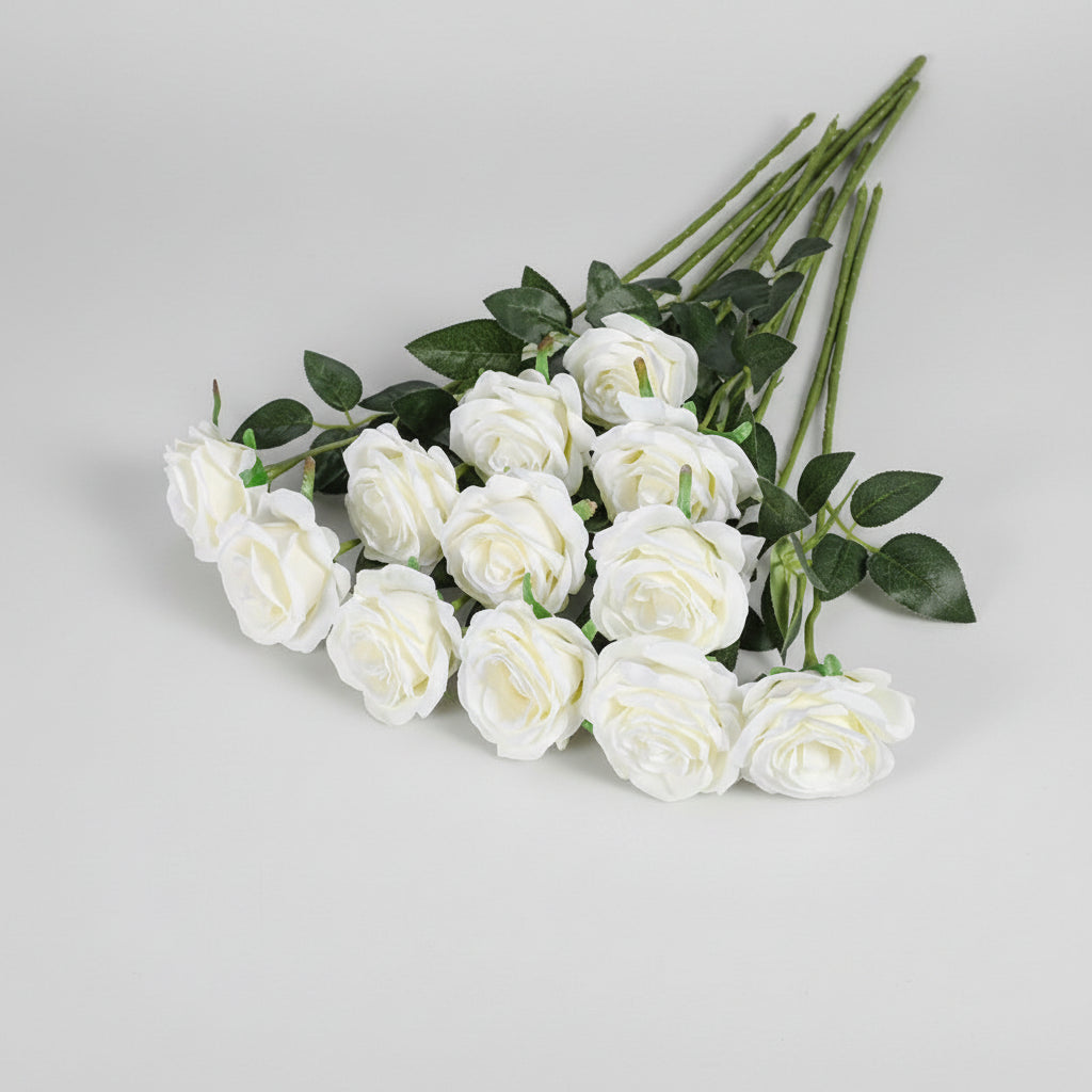 Artificial Rose Bouquet, Decorative Vase Flowers — product view 5