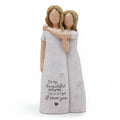 Mother and Daughter Figurine, Decorative Keepsake Sculpture — product view 1