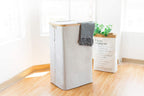 Bamboo Frame Laundry Basket