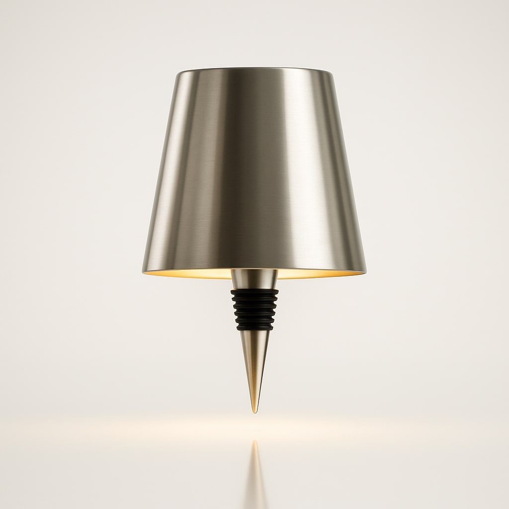 Rechargeable Bottle Top LED Lamp with Touch Dimming — product view 7