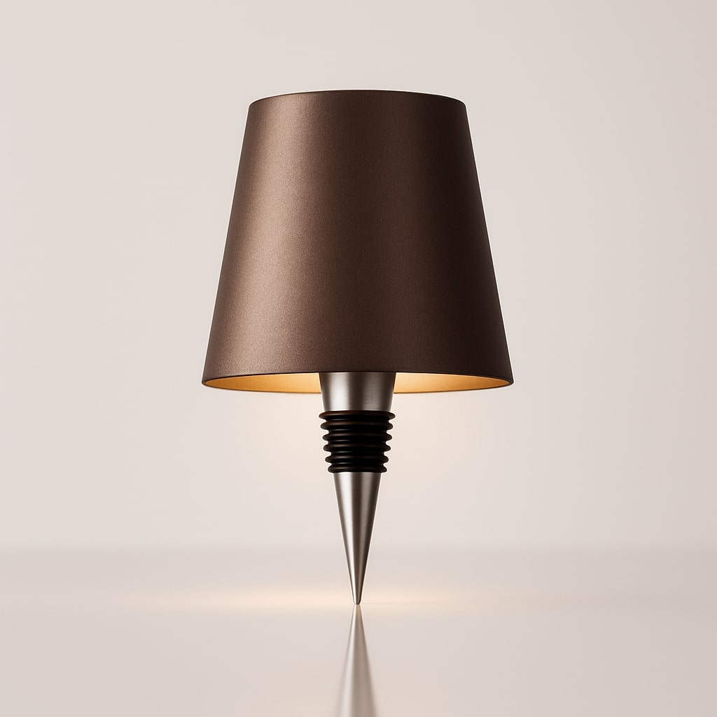 Rechargeable Bottle Top LED Lamp with Touch Dimming — product view 6