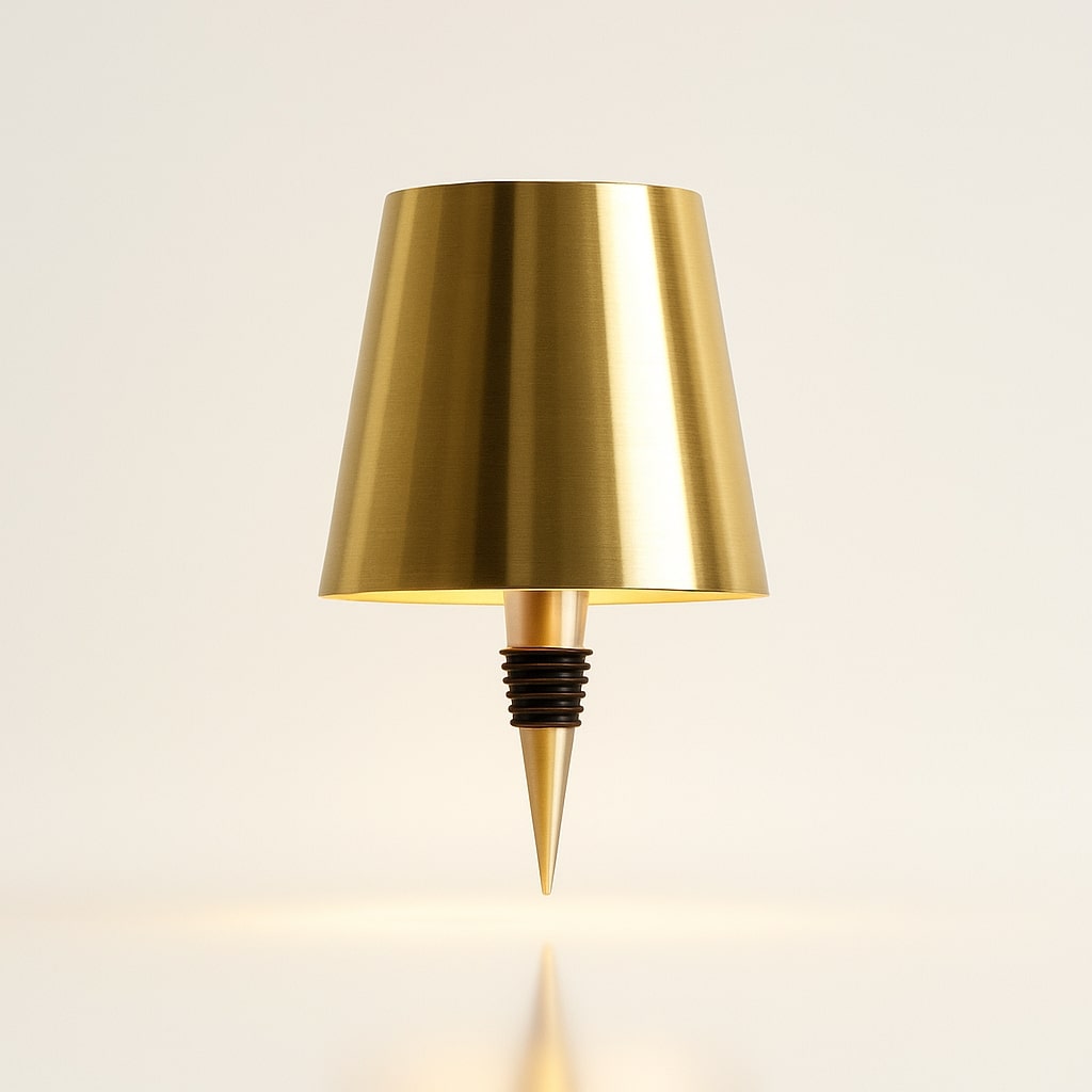 Rechargeable Bottle Top LED Lamp with Touch Dimming — product view 10