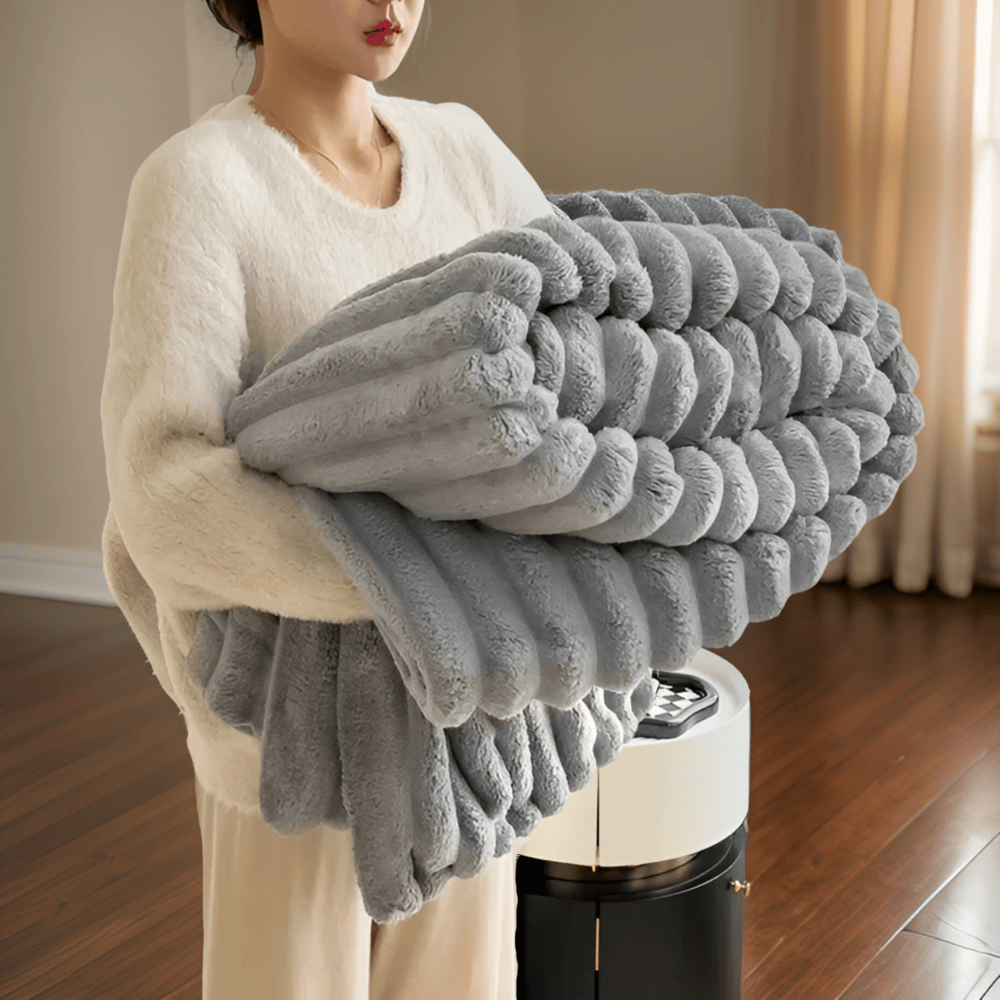 Fleece Throw Blanket Soft Cosy Plush Large Drape