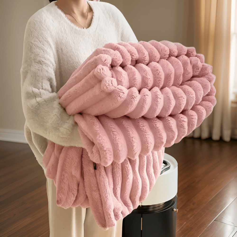 Fleece Throw Blanket Soft Cosy Plush Large Drape