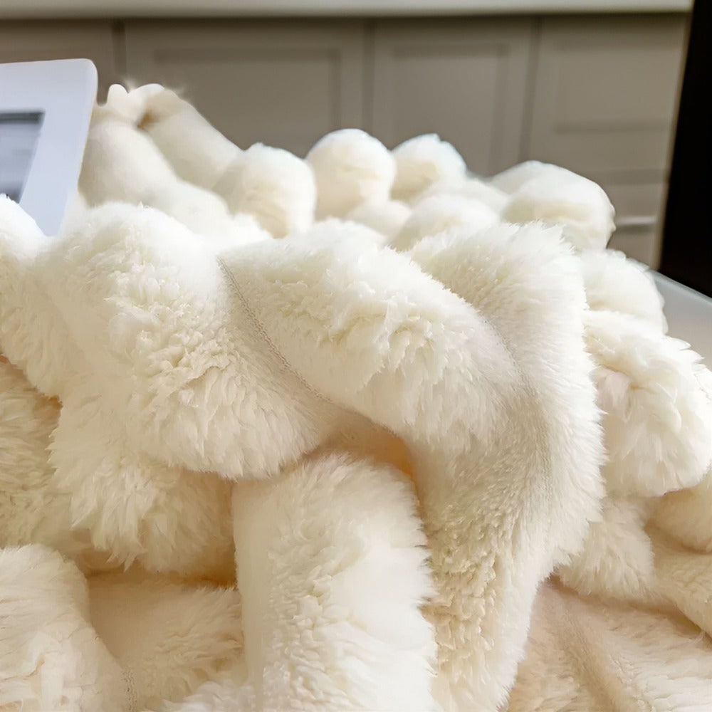 Fleece Throw Blanket Soft Cosy Plush Large Drape