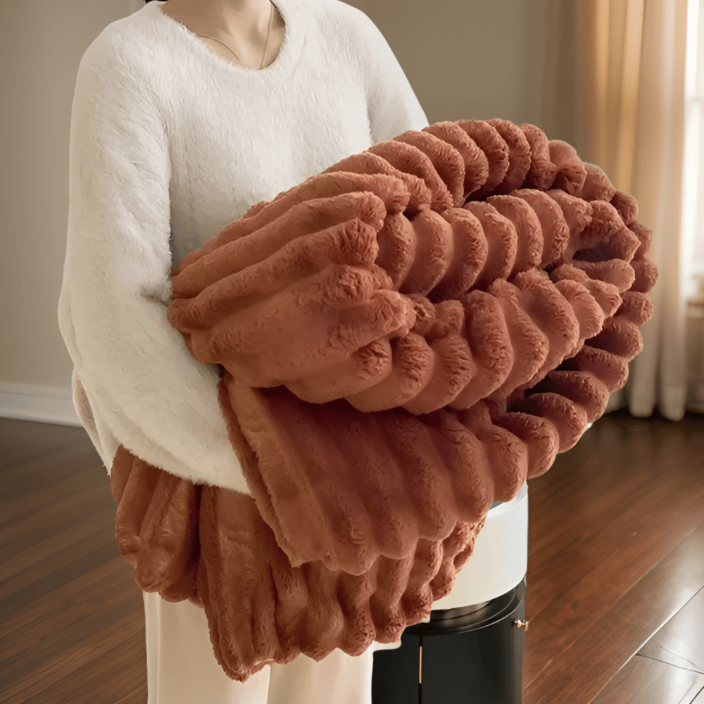 Fleece Throw Blanket Soft Cosy Plush Large Drape