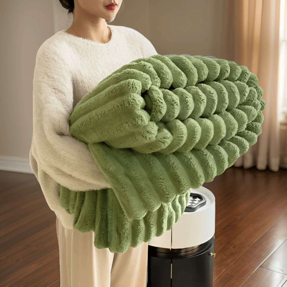 Fleece Throw Blanket Soft Cosy Plush Large Drape