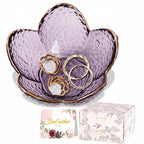 Flower Jewelry Dish Ceramic Ring Holder Tray Gift