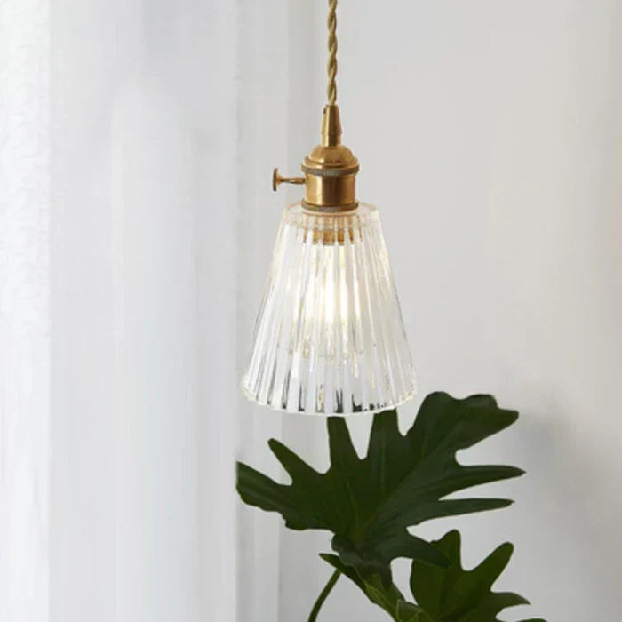 Clear Glass Pendant Light, Industrial Single-Bulb Ceiling Lamp — product view 17