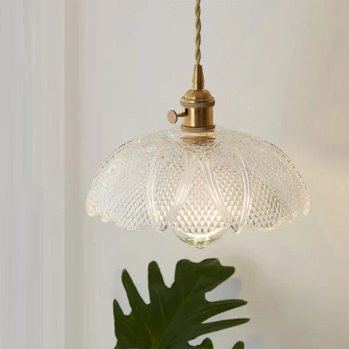 Clear Glass Pendant Light, Industrial Single-Bulb Ceiling Lamp — product view 19