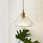 Clear Glass Pendant Light, Industrial Single-Bulb Ceiling Lamp — product view 6