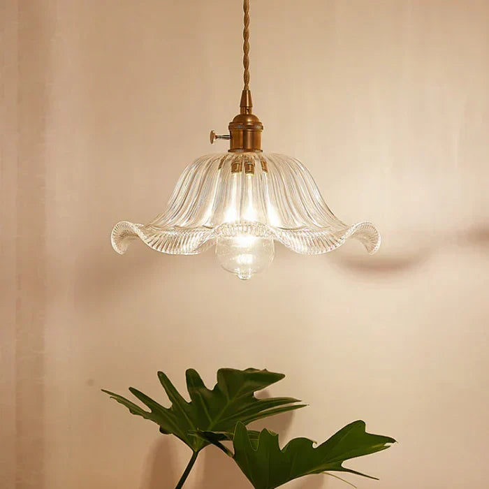Clear Glass Pendant Light, Industrial Single-Bulb Ceiling Lamp — product view 18