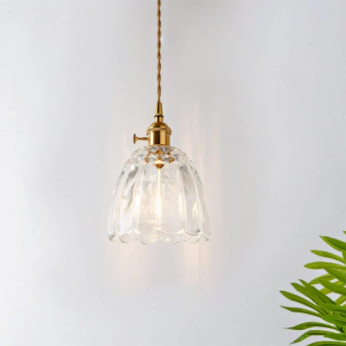 Clear Glass Pendant Light, Industrial Single-Bulb Ceiling Lamp — product view 15
