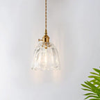 Clear Glass Pendant Light, Industrial Single-Bulb Ceiling Lamp — product view 15
