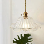 Clear Glass Pendant Light, Industrial Single-Bulb Ceiling Lamp — product view 7