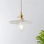 Clear Glass Pendant Light, Industrial Single-Bulb Ceiling Lamp — product view 12