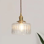 Clear Glass Pendant Light, Industrial Single-Bulb Ceiling Lamp — product view 8