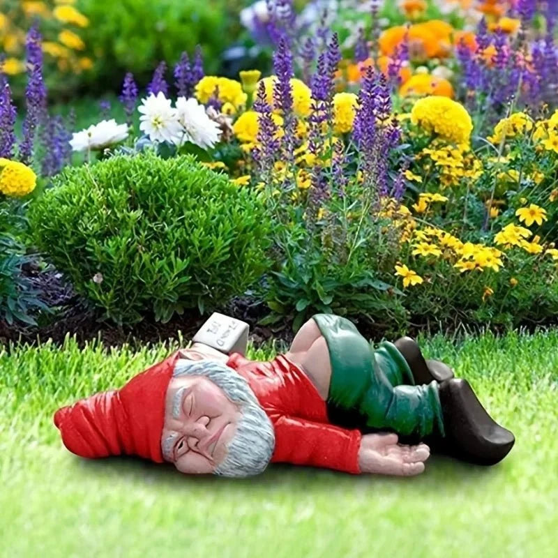 Drunken Garden Gnome Ornament