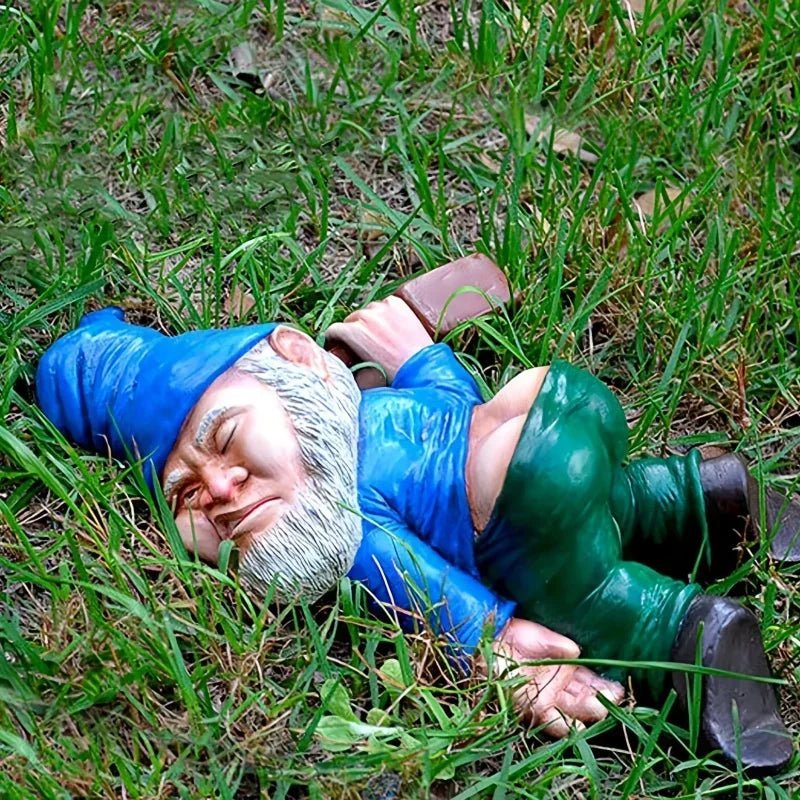 Drunken Garden Gnome Ornament