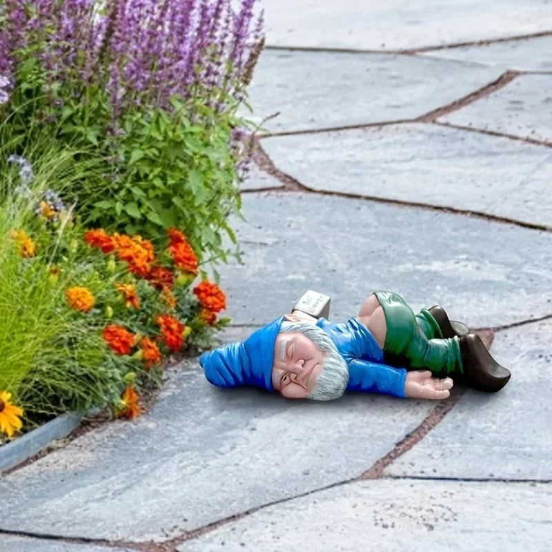 Drunken Garden Gnome Ornament