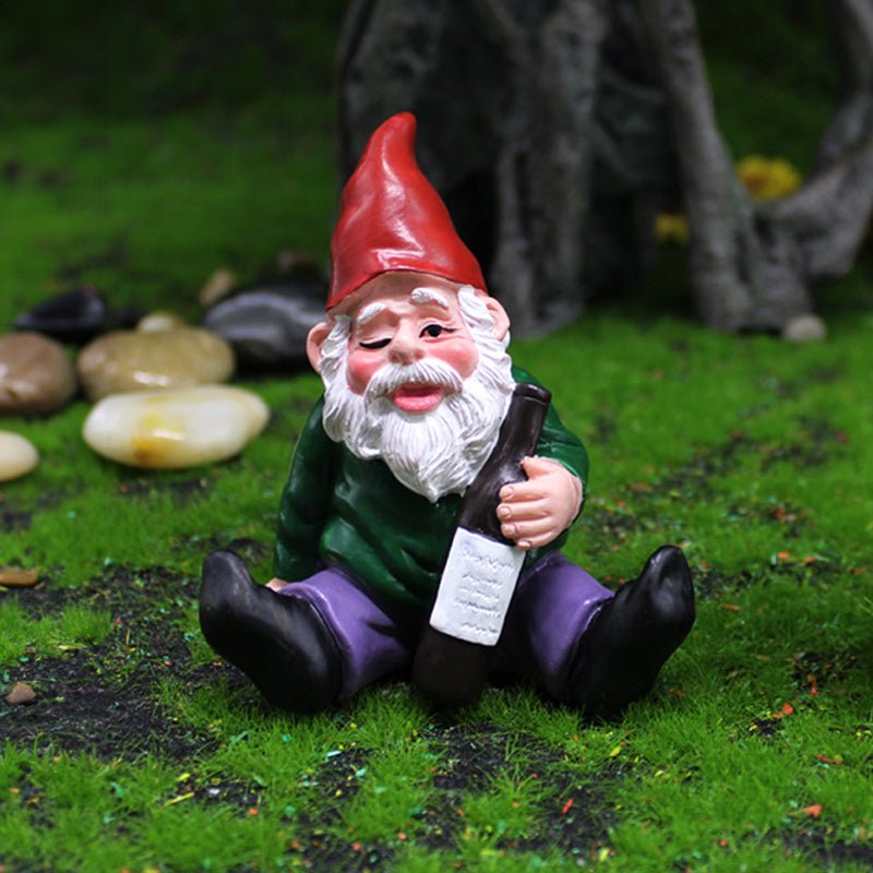Drunken Garden Gnome Ornament