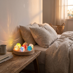 Galaxy Crystal Orb Lamp Set, Seven Orbs with USB Wood Base - product view 4