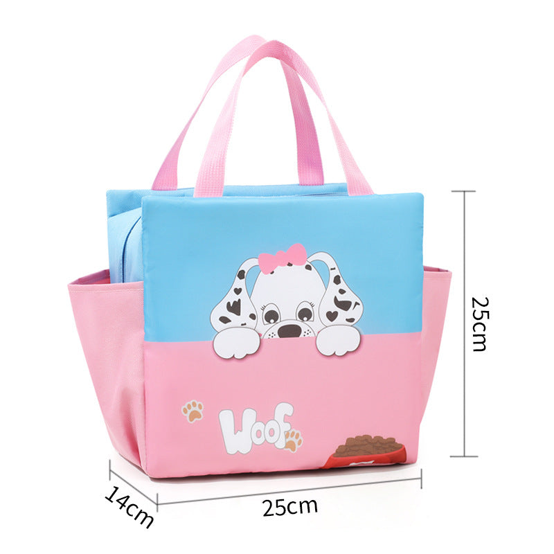 Cat Print Insulated Lunch Cooler Bag