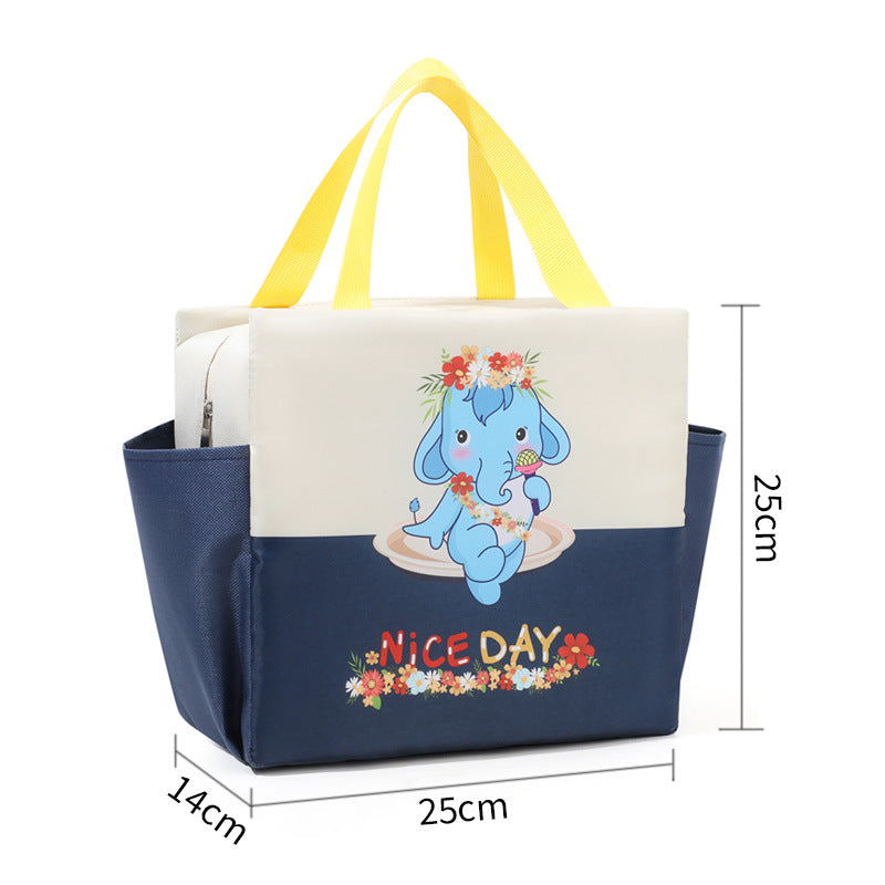 Cat Print Insulated Lunch Cooler Bag
