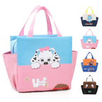Cat Print Insulated Lunch Cooler Bag