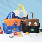 Cat Print Insulated Lunch Cooler Bag