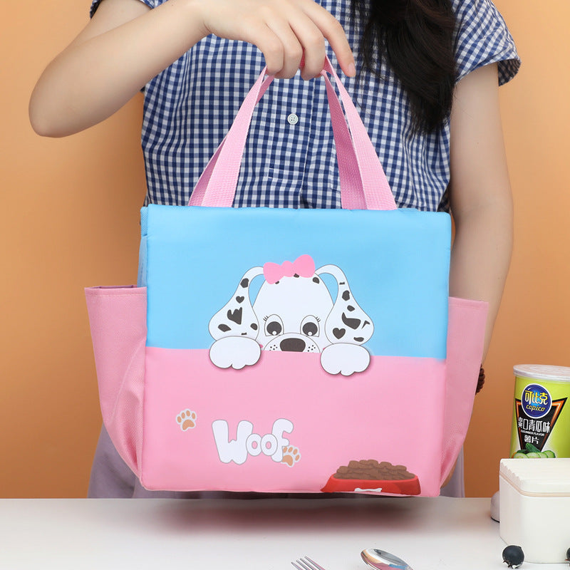 Cat Print Insulated Lunch Cooler Bag