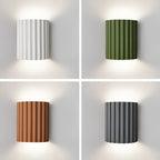 Ribbed Resin Wall Sconce with Push-Button Switch - view 17