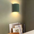 Ribbed Resin Wall Sconce with Push-Button Switch - view 3