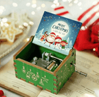 Hand-Wound Christmas Music Box