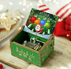 Hand-Wound Christmas Music Box