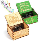 Hand-Wound Christmas Music Box