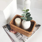 Woven Rattan Storage Basket