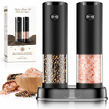 Battery-Operated Salt and Pepper Grinder Set with LED Lights — product view 1