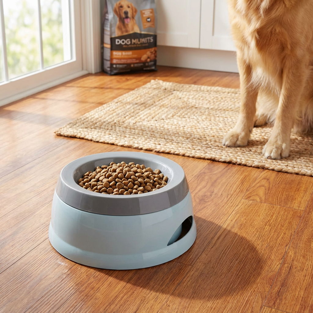 Floating Disk Pet Water Bowl with Non-Slip Base — product view 2