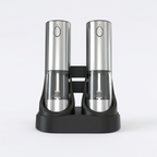 Battery-Operated Salt and Pepper Grinder Set with LED Lights — product view 4