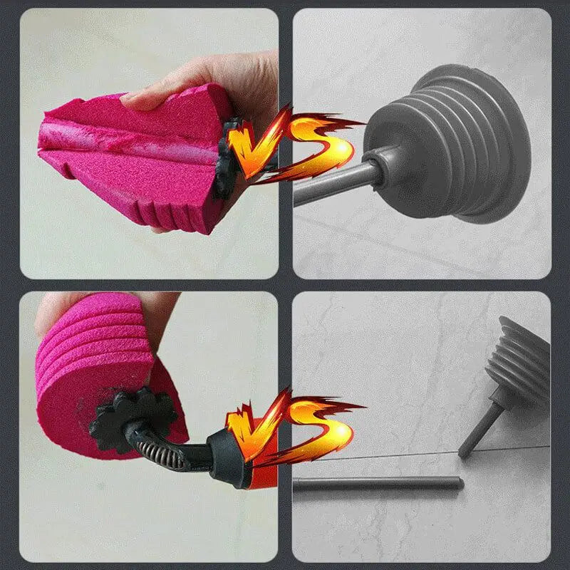 Air-Pressure Toilet Plunger with Push-Button Release