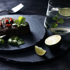 Slate Effect Composite Serving Plates, Set of 6