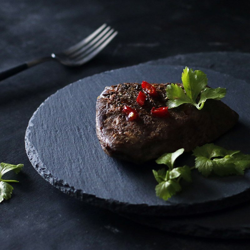 Slate Effect Composite Serving Plates, Set of 6