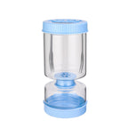 Glass Pickle Jar with Strainer and 2 Mini Forks